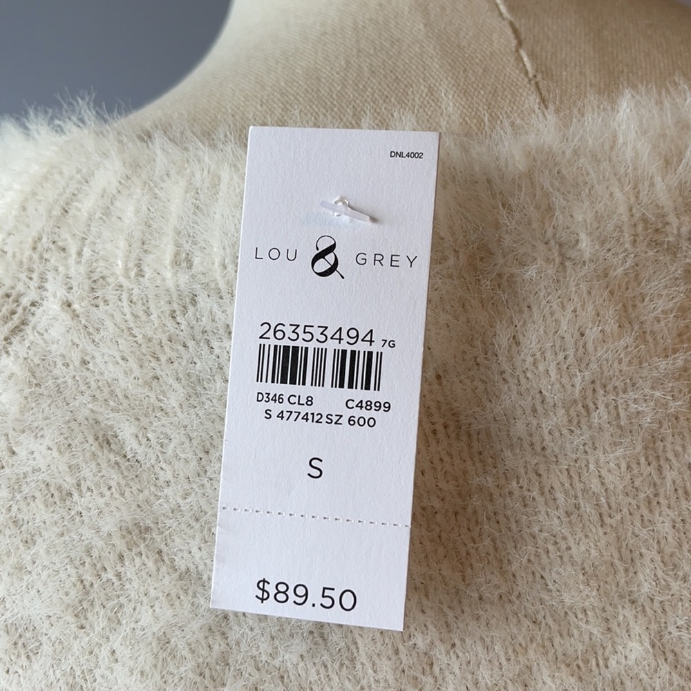 NEW LOU & GREY CREAM SWEATER DRESS - Picture 6 of 7